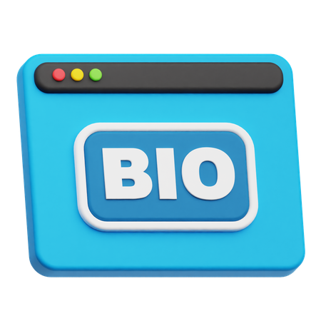 Biographie du site Web  3D Icon