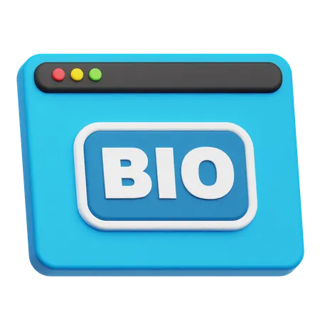 Biographie du site Web  3D Icon