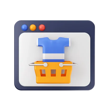 Site d'achat en ligne  3D Icon