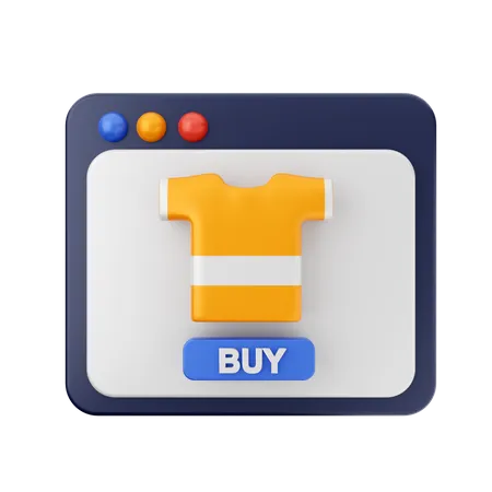 Site d'achat en ligne  3D Icon