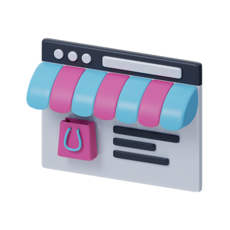 Site d'achat en ligne  3D Icon