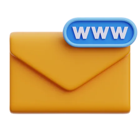 Courrier électronique du site Web  3D Icon