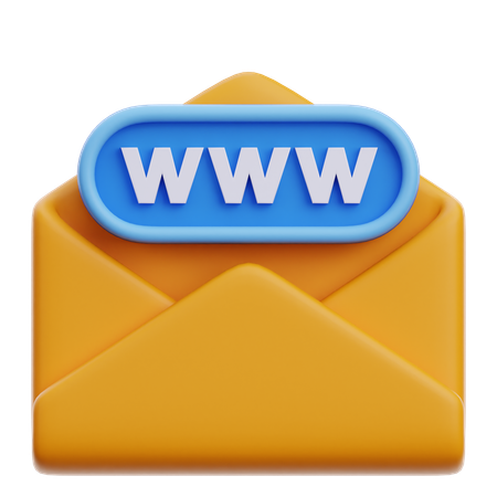 Courrier électronique du site Web  3D Icon