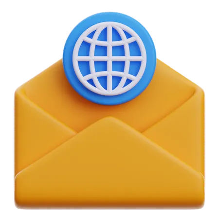 Courrier électronique du site Web  3D Icon