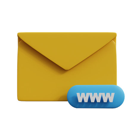 Courrier électronique du site Web  3D Icon