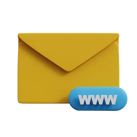 Courrier électronique du site Web  3D Icon