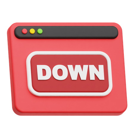 Site Web en panne  3D Icon