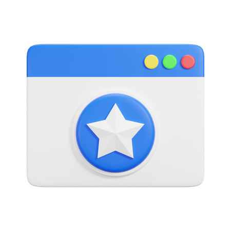 Site préféré  3D Icon