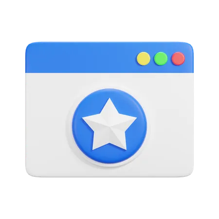 Site préféré  3D Icon