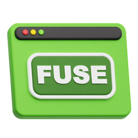 Fusible de site Web  3D Icon