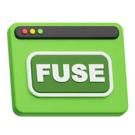 Fusible de site Web  3D Icon