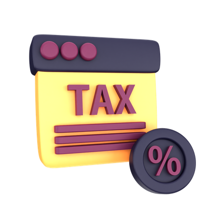 Site Internet des impôts  3D Icon