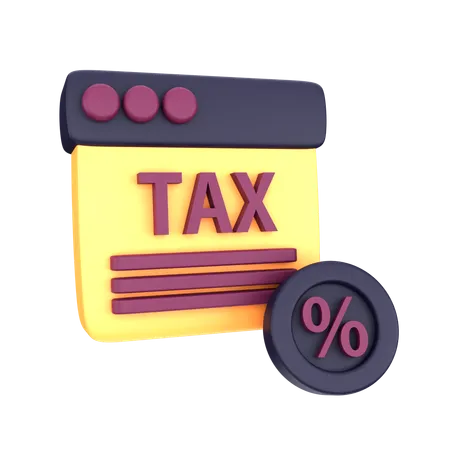 Site Internet des impôts  3D Icon