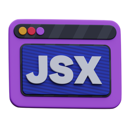 Site web jsx  3D Icon