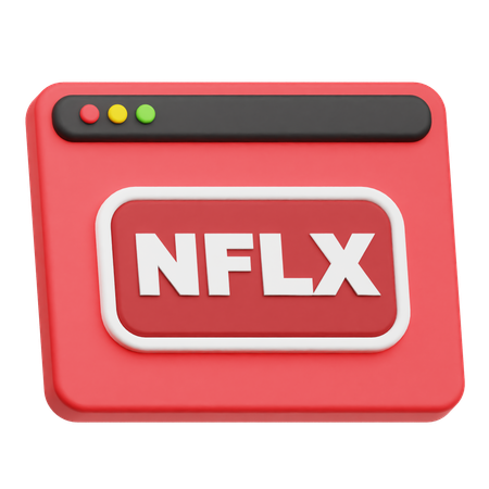 Site web nflx  3D Icon