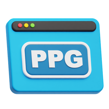 Site Web ppg  3D Icon