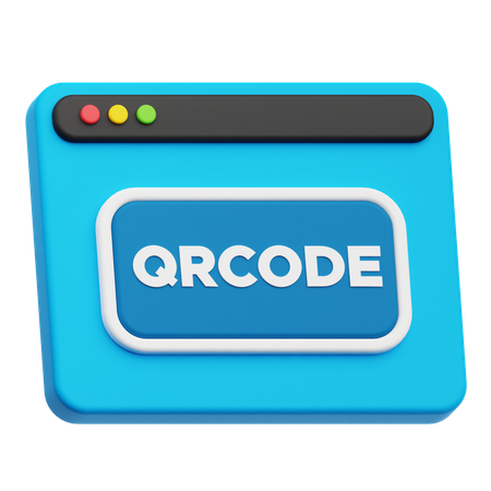 Code QR du site Web  3D Icon