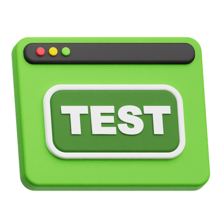 Test de site Web  3D Icon