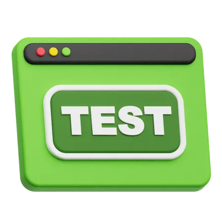 Test de site Web  3D Icon
