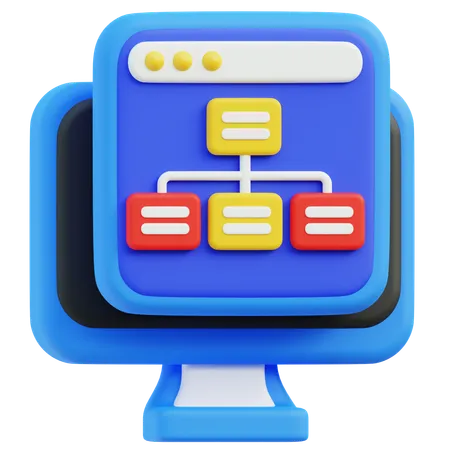 Sitemap  3D Icon