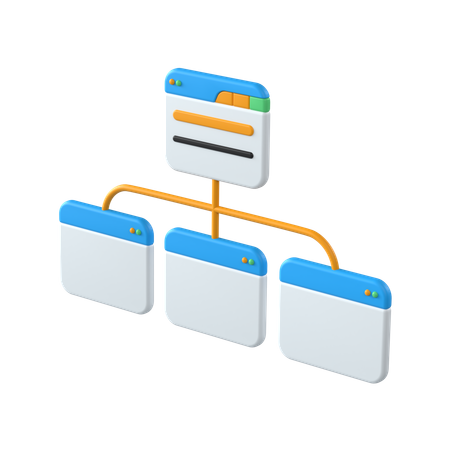 Sitemap  3D Icon