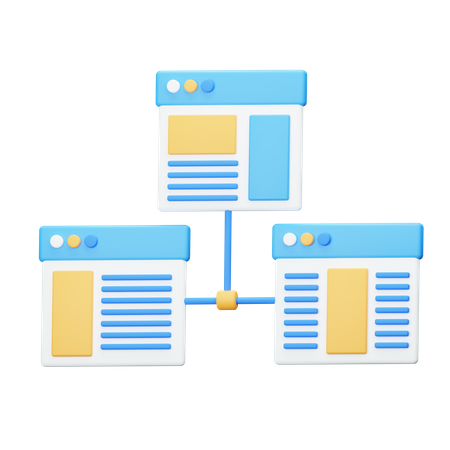 Sitemap  3D Icon