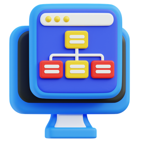 Sitemap  3D Icon