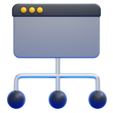 サイトマップ  3D Icon
