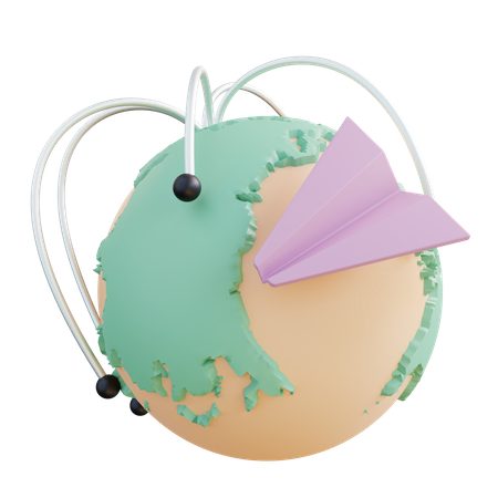 Sitio mundial  3D Icon
