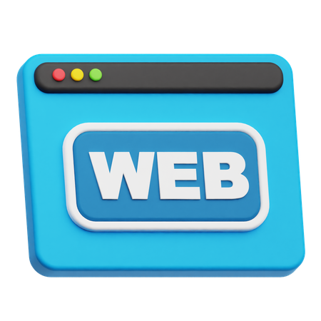 Sitio web  3D Icon