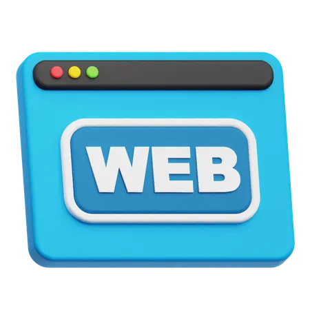 Sitio web  3D Icon