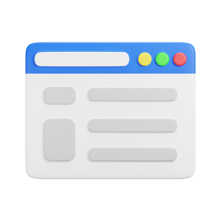 Sitio web  3D Icon