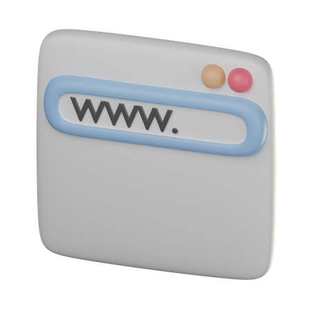 Sitio web  3D Icon