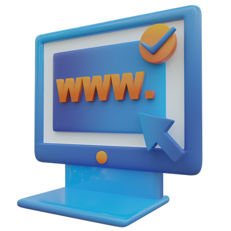 Sitio web  3D Icon