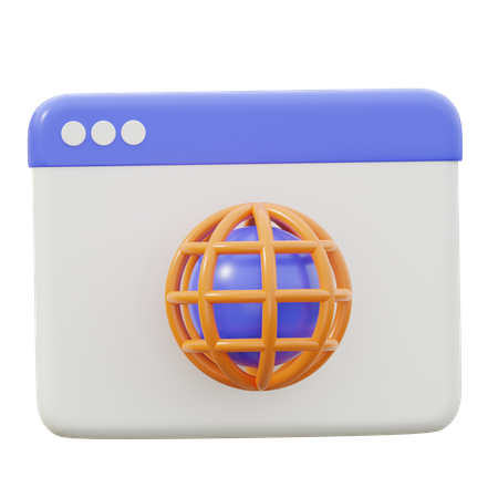 Sitio web  3D Icon