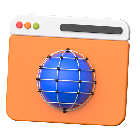 Sitio web  3D Icon