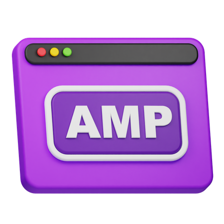 Sitio web de amplificador  3D Icon