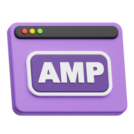 Sitio web de amplificador  3D Icon