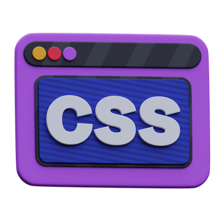 Sitio web css  3D Icon