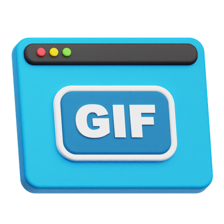 Sitio web de gifs  3D Icon