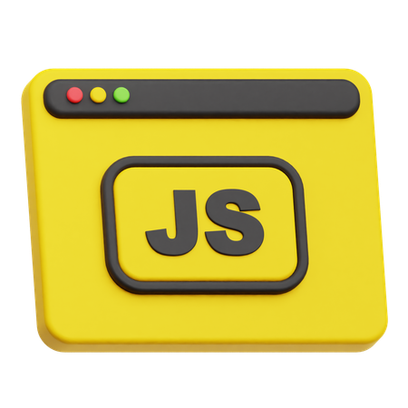 Sitio web js  3D Icon