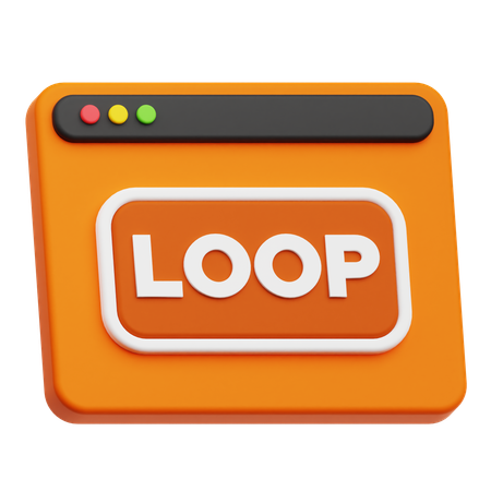 Bucle de sitio web  3D Icon