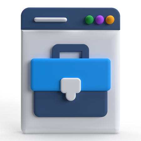 Portafolio de sitios web  3D Icon