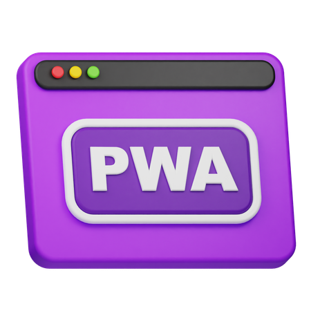 Sitio web de pwa  3D Icon