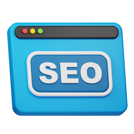 Sitio web de SEO  3D Icon