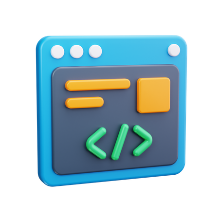 Soporte web  3D Icon