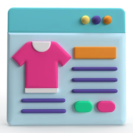 Venta de sitio web  3D Icon