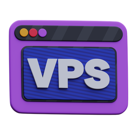 Sitio web de vps  3D Icon