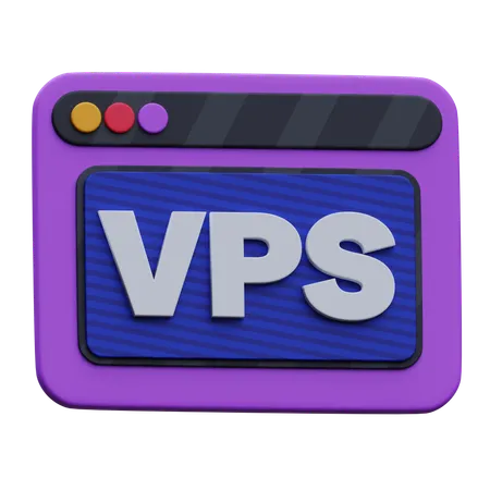 Sitio web de vps  3D Icon