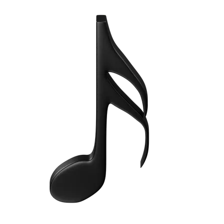 Sixteenth Note  3D Icon